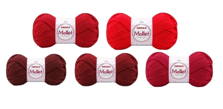 LA MOLLET TONS DE VERMELHO